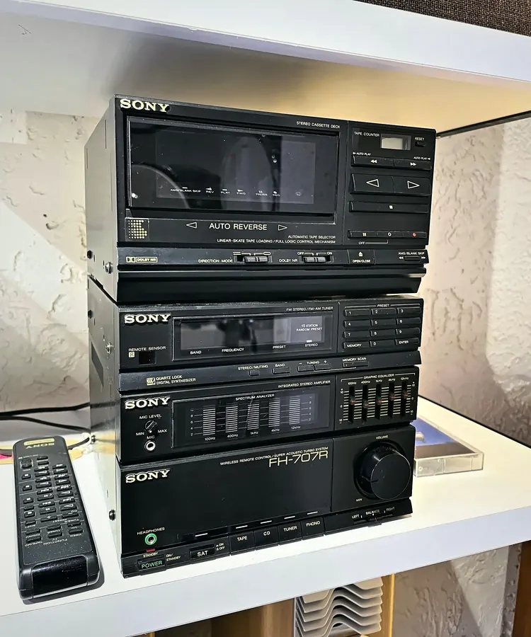 Vintage Sony hi-fi seti